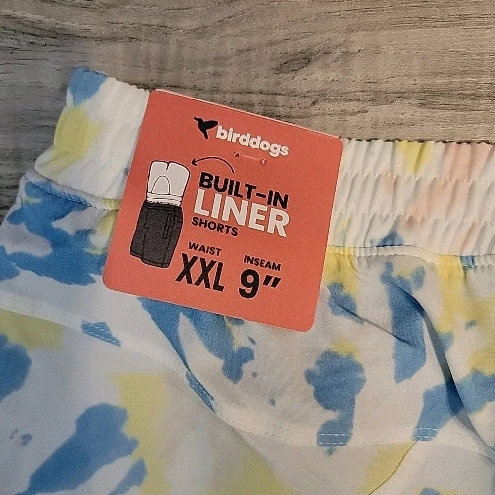 Birddogs Shorts Mens XXL Muilticolor Built In‎ Liner 9